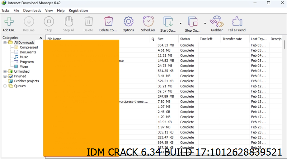 Idm Crack 6.34 Build 17 Screenshot