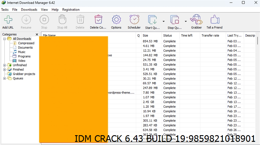 Idm Crack 6.43 Build 19 Screenshot